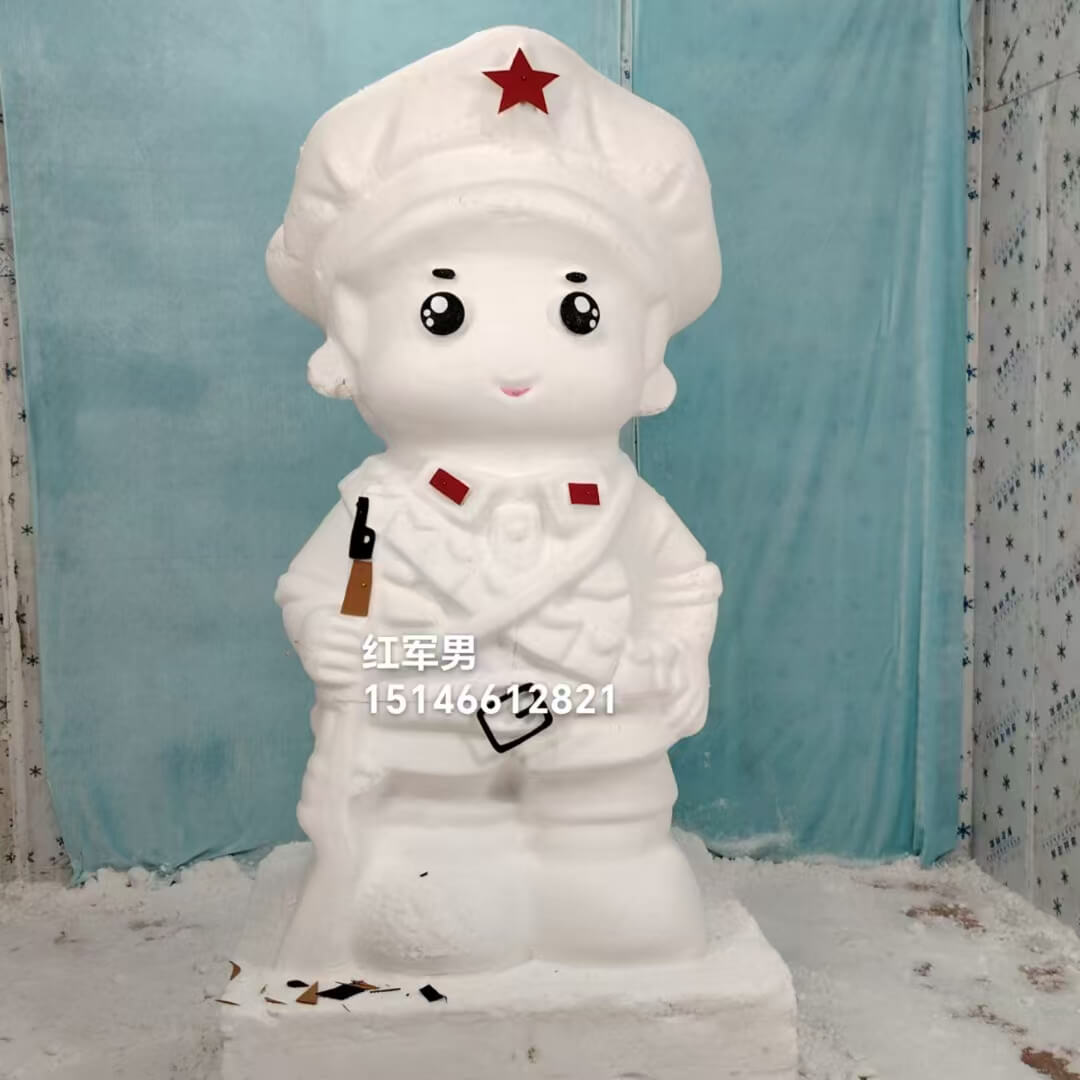 女红军雪人模具 - 大号雪人模具批发